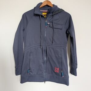 Under Armour Gray Jacket with Yellow Accents